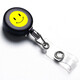 Kafus Outdoor Caravan Schnalle lächelndes Gesicht Voller Eisen Metall Teleskop Schnalle Arbeitszertifikat Kartenhalter Arzt Krankenschwester Taillenkarte Zugangshalter Halter Abzeichen Zinklegierung Easy-Pull-Schnalle Lanyard Custom Tropf Gummi tropftropfen Plastik