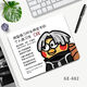Ratón almohadilla Ikun pollo exclusivo eres demasiado hermoso paquete emoticón xiao heizi love kunkun creative ratón mouse almo