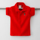 Jungen T-Shirt Kurzärärmelte Kinder-Sommer-Revers-Polo-Hemd Kinderkleidung 2024 neuer Stil mit mittlerem Stil mit mittlerem Kinderbaby halbärmelig.