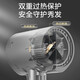 Midea Hair Dryer Home Portable Hair Dryer Negative Ion Does Not Harm Hair High Power Constant Temperature Quick Drying High Wind Hair Dryer Men and Women Couple Holiday Birthday Goddess Gift 1600W+150 Million Negative Ions Starlight Silver
