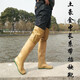 MIJIEPEI (Mijiepei) Boots de pluie hommes et femmes chaussures d'eau de mer ultra-élevée à tube d'eau Boots de pluie usurent les chaussures d'eau résistantes aux chaussures de greffe non glissées 106 [60 cm de haut] 40