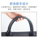 
Ateyhoc JS-825/826 portable document briefcase B4 three-dimensional document bag customized document bag waterproof conference information bag 825 black (size: 380*310*55MM)