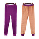 Qiaoyuchun (Qiaoyuchun) Automne et hiver pantalon chaud des hommes et femmes pantalons thermiques élastiques hauts pantalons de coton de taille haute d'âge moyen et âgé