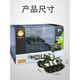 Internet Promi Mini Mini Small Tank Fernbedienung Elektrik Kinderspielzeug Offroad-Simulation Mini Militär Q Version Model Car Royal Blue (Fernbedienungssteuerung kleiner Tank) Batterieschraubendreher Standard