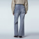 Jnby/Jiangnan Buyi Frühlings- und Herbstjeans für Frauen reines Baumwollwasser Waschen lässig Micro-Flame Hosen Flare Hosen 5o2e11730 992/Denzi Lan M.