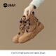 Happy Mary (J/M) Martin Boots Women's Women 2025 Spring New Outdoor Bounge Boots Британский стиль толстые желтые сапоги не ударили.