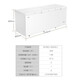 海尔冰柜大容量商用速冻全冷冻家用卧式节能省电减霜零下-38度商用冷柜 数显BC/BD-829HEZ 10~-38℃