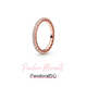 Pandora (PANDORA) Pandora's heart ring rose gold sparkling high-end personalized birthday gift for your girlfriend