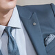 Annonce Bird Suit Clothing's Clothing (Single Top) Spring New Style Business Casual Commutting to Work Men's Wain Suit Veste Blue Tiles Grey Clean Twill (Single Top) 48 B (175/100)