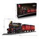 Lego building blocks vintage steam train city heavy load freight train cross track assembly toy 12003CX freight car +1 box of building blocks + disassembly