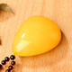 MUJUE beeswax pendant, amber chicken fat yellow water drop pendant for women, weighs about 8-9 grams, weighs about 8-9 grams, exquisite rainbow chain