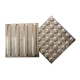 Lanshi stainless steel blind pavement tiles 304 blind sidewalk guide strips pineapple pattern anti-slip subway road warning 201 spare parts 304#80x80mm