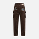 Evisu Herren kleine Möwe bestickte Cordhosen 2eAHTM3PT1047Rxcd Dark Coffee 28