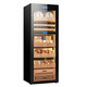 Qike cigar cabinet constant temperature and humidity cabinet red wine and tea multi-functional storage air-cooled and moisturizing dual-temperature dual-system integrated cabinet single-door household 1.6 meters high dual-temperature tea, red wine and cigar integrated cabinet