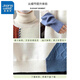 
Jewish turtleneck sweater for men in autumn and winter new Korean style lazy style loose long collar base shirt plus velvet thickened warm top 10719/WE6231R brown color (added velvet) XL