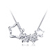 Pt.Charm new platinum necklace female meteor shower PT950 platinum necklace new year birthday gift for girlfriend and wife ready stock national inspection certificate 2.1-2.2g