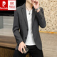 Pier Cardin printemps et automne imitation Suit en laine Veste pour hommes épaissie de style coréen occidental veste mince de corps à la mode