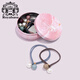 Royal sasa royal salsa headdress candy-colored hair rope hair tie 5-piece set to tie hair rubber band does not hurt the hair rope hair accessories ponytail