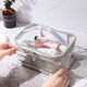 ToMill Transparent Cosmetic Bag Women's Waterproof Toiletries Bag Portable Travel Large Capacity Cosmetic Storage Bag Skin Care Product Storage Bag Summer-Colorful-Large Size