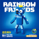 彩虹朋友积木拼装rainbow friends男孩怪物玩具 757绿色376颗粒