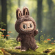 POP MART [PAYAGE SPOT] Zimomo Leader en peluche Glue Doll Pop Mart Dony Gift Tendy Toys Ornements Figure Zimomo Leader 58cm Identification de support de garantie authentique