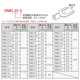 SNB1253 Type de type fourche nue Type U-Terminal Terminal Nez SNB12532U SNB1.25-3.5 (1000 pièces / pack)