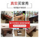 Humanities Chengjia Computer Desk Desktop Simple Office Desk Home Writing Desk Table Office Desk and Chair Set Adult Work Desk Highly Recommended Five Drawers with Cabinet Walnut Color 120*60cm