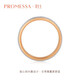 PROMESSAk gold ring small crown princess wedding ring diamond couple ring (single) 93067R 13 circles