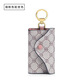 Golf GOLF new fashion key bag for women fashion small simple key chain universal card bag trendy smoke pink with apricot color