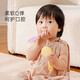 Bebetour lollipop food grade soothing teether baby molar stick baby anti-eating hand artifact bite gum baby teether 1 pack Jaipur powder