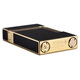 S.T.Dupont French Dupont lighter Ligne2 Chinese lacquer loudspeaker lighter as a birthday gift for your boyfriend, black gold-plated 16884