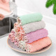 Tinghao dishwashing cloth 6 pack absorbent rags non-stick oil scouring pad kitchen dishcloth cleaning cloth table wiping dish towel