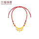 Liufu Jewelry, full gold, food and clothing, no worries, bamboo joint hard gold craft, gold pendant collar, baby priced A01TBGN0007 7.17 grams (including labor cost 1,355 yuan)