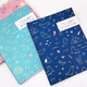 season four season paper 25K double coil notes KTF2501 notepad A5 coil book spiral exercise book KTF2501-02 25K ​​double coil notes-Bear