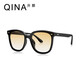 Qina (Qina) Gafas zhao lusi mismo estilo de moda de marco cuadrado gafas de sol conduciendo gafas de sol Qixi Festival regalo QN5009A13