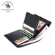 St. Paul men's wallet genuine leather loose leaf driver's license top layer cowhide clip counter style youth business wallet Father's Day gift horizontal style - genuine leather lining