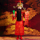 Acvcas God of Wealth Costume Performance 2024 God of Wealth Clothes Men and Women God of Wealth Cos Costume Annual Meeting Cosplay Annual Party Individual Beard Props