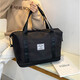 Landcase travel bag women's handbag sports fitness swimming backpack expansion short trip luggage bag 5102 black