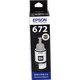 EPSON Original 672 Tinte Nachfüll L211 L558 L565 L485 L351 L551 L405 Inkjet -Drucker Drucker Spezielle schwarze Tinte (4500 Seiten)