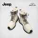 Bottes de neige en jeep 2025 Nouvelle hiver d'hiver épaissie des bottes Martin chaudes épaisses semelles antidérapantes