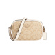 Trainer Frauen PVC mit Leder One-Shoulder Crossbody Bag Light Khaki mit weißem C9926imdqc