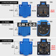 
Weipu WEIPU Industrial Connector TYP131 European Plug Socket 1601 Dual Single Phase T-Shape Multifunctional Mount TYP13116A2 Core Plug