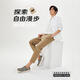 斯凯奇（Skechers）男鞋商务休闲鞋舒适一脚蹬轻便舒适时尚春季款复古帆布鞋
