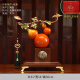 Yunya Ruyi Persimmon Nuevo gabinete de la sala de estar de estilo chino Adornos de vinos Light Luxury Office Decoration House Moving New Home Gift Ruyi Gourd Ornnnnnaments [Caja de regalo]