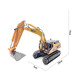 Modèle de véhicule d'ingénierie en alliage Excavatrice Hydraulic Toy Excavator Car Excavator Truck Truck Bulldozer 723 Machine de démolition en alliage