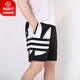 Adidas (adidas) Clover Men's Stants Новые спортивные брюки большие логотип повседневные штаны Шорты дышащие тонкие пятиточечные брюки FM9900 FM9900 Lightning Speed ​​xs