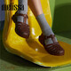Melissa (Melissa) Neue Stil Mode geflochtene Frauen einfache Pendelgelee Römische Sandalen 32408 gemischte Kristallfarbe (13576) 38