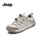
Jeep Jeep Sneakers for Women Lightweight Retro Spring 2024 New Outdoor Slip Hiking Hiking Shoes for Women Lace-free 694 Gray 37