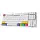 
Black Jue (AJAZZ) K870T Bluetooth wireless dual-mode 87-key mechanical keyboard RGB lighting mobile phone tablet notebook gaming office tea scroll white-RGB