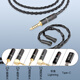 AcroLINK 8-Sharp Sterling Silver ie80se846/535im70 Sony n3apHIFI Headphone Upgrade Line IE80 Series 4.4 Balanced Straight Head